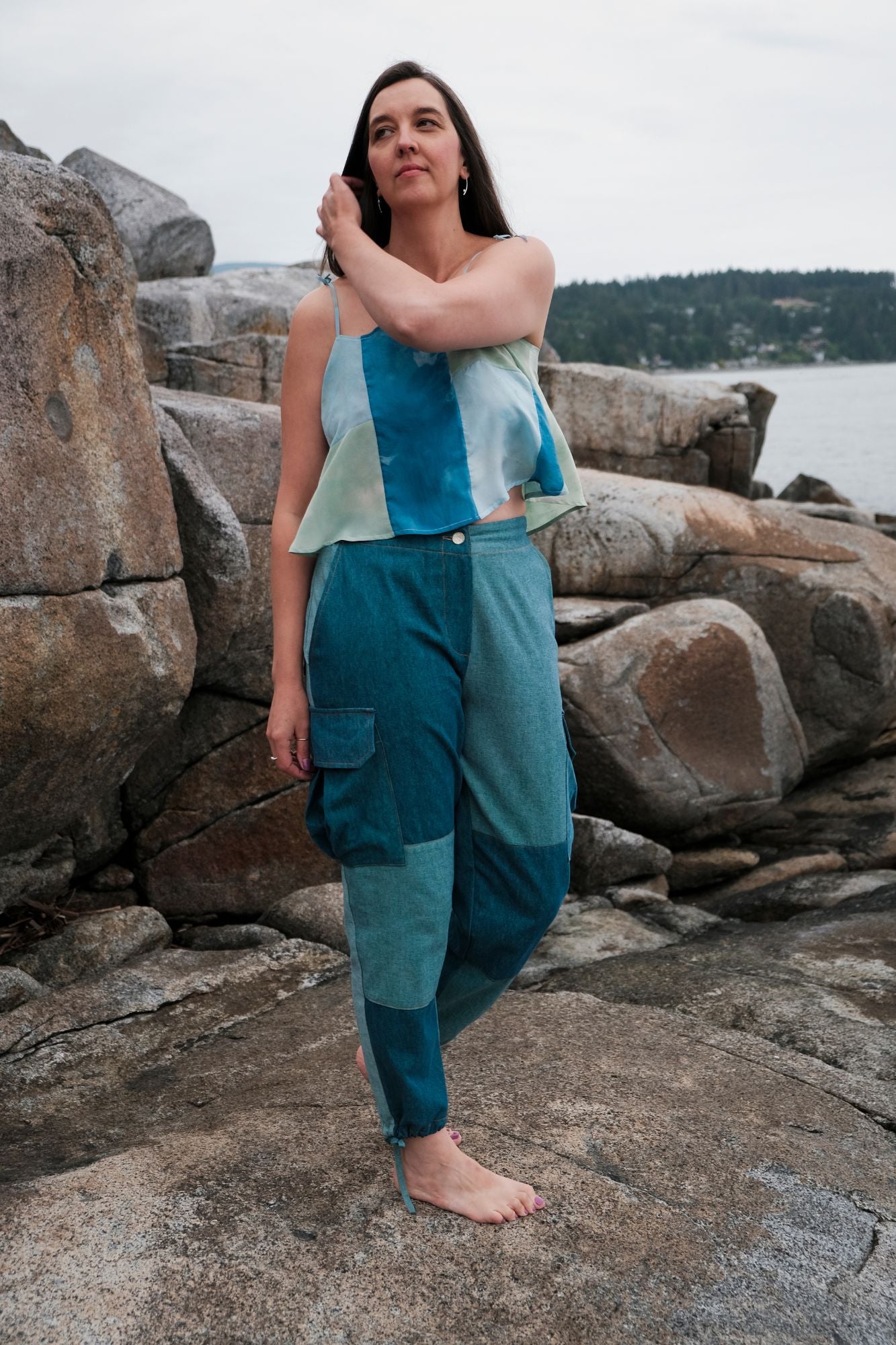 D U S K - Sweet Waves Patchwork Tank