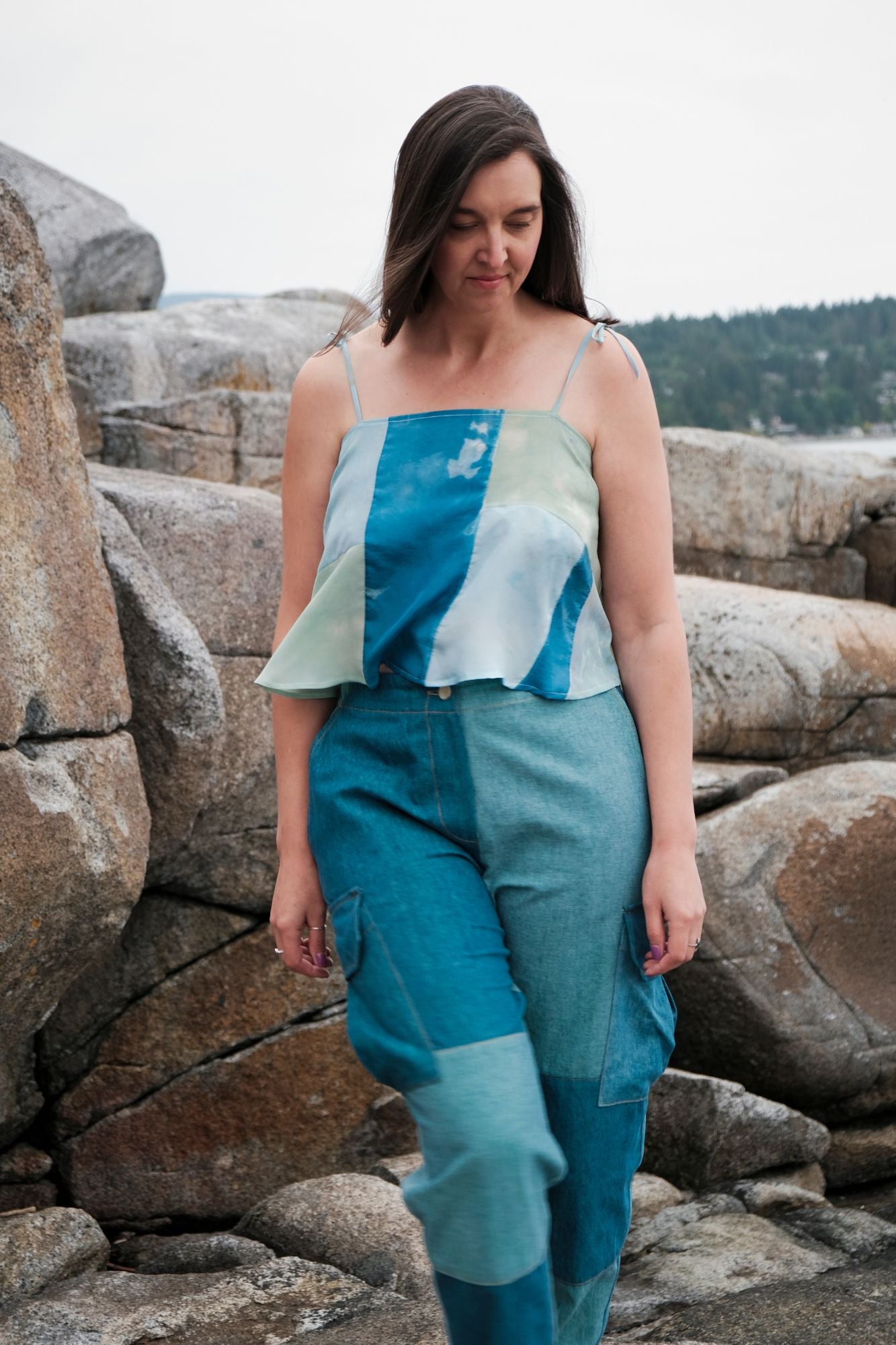 D U S K - Sweet Waves Patchwork Tank