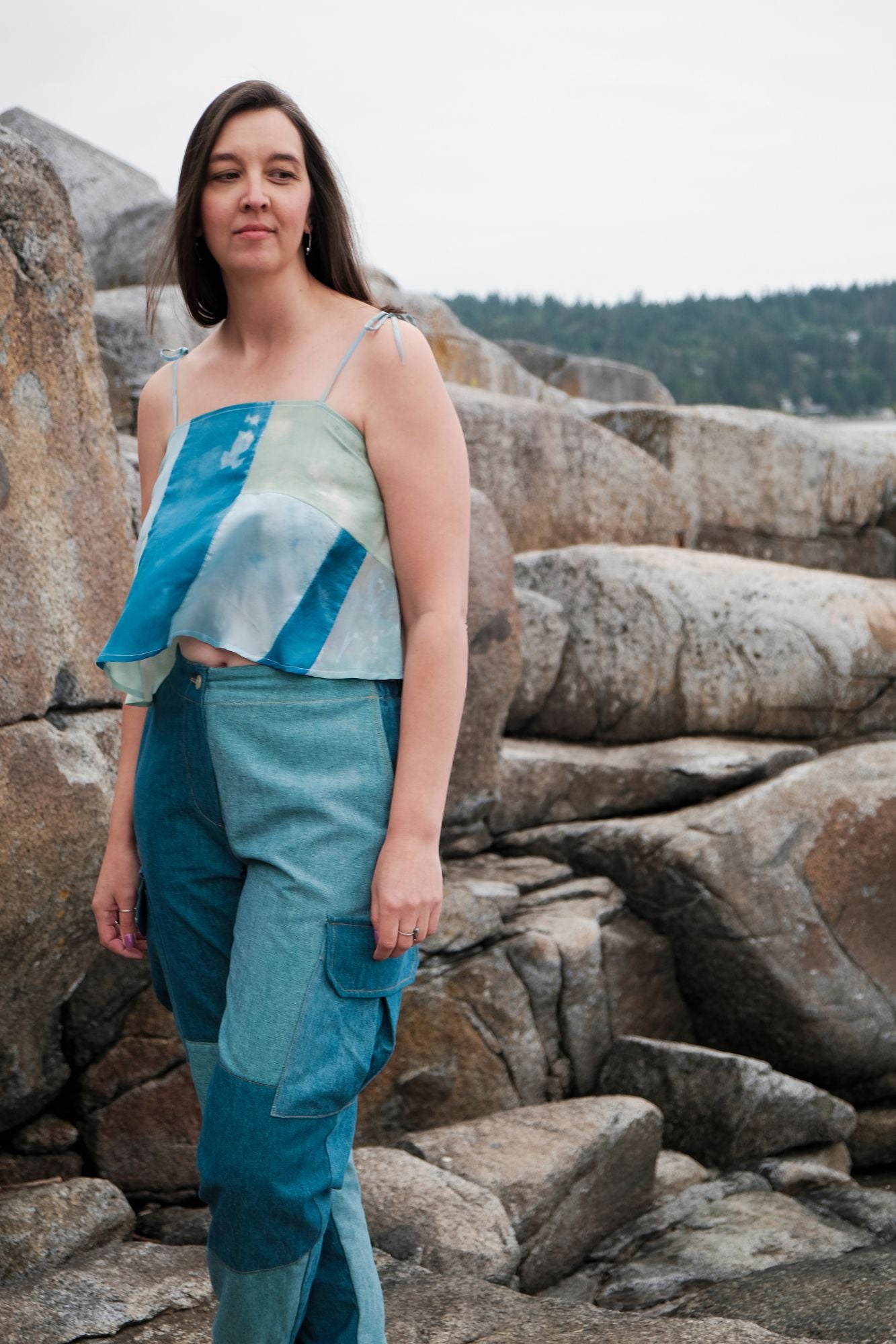 D U S K - Sweet Waves Patchwork Tank