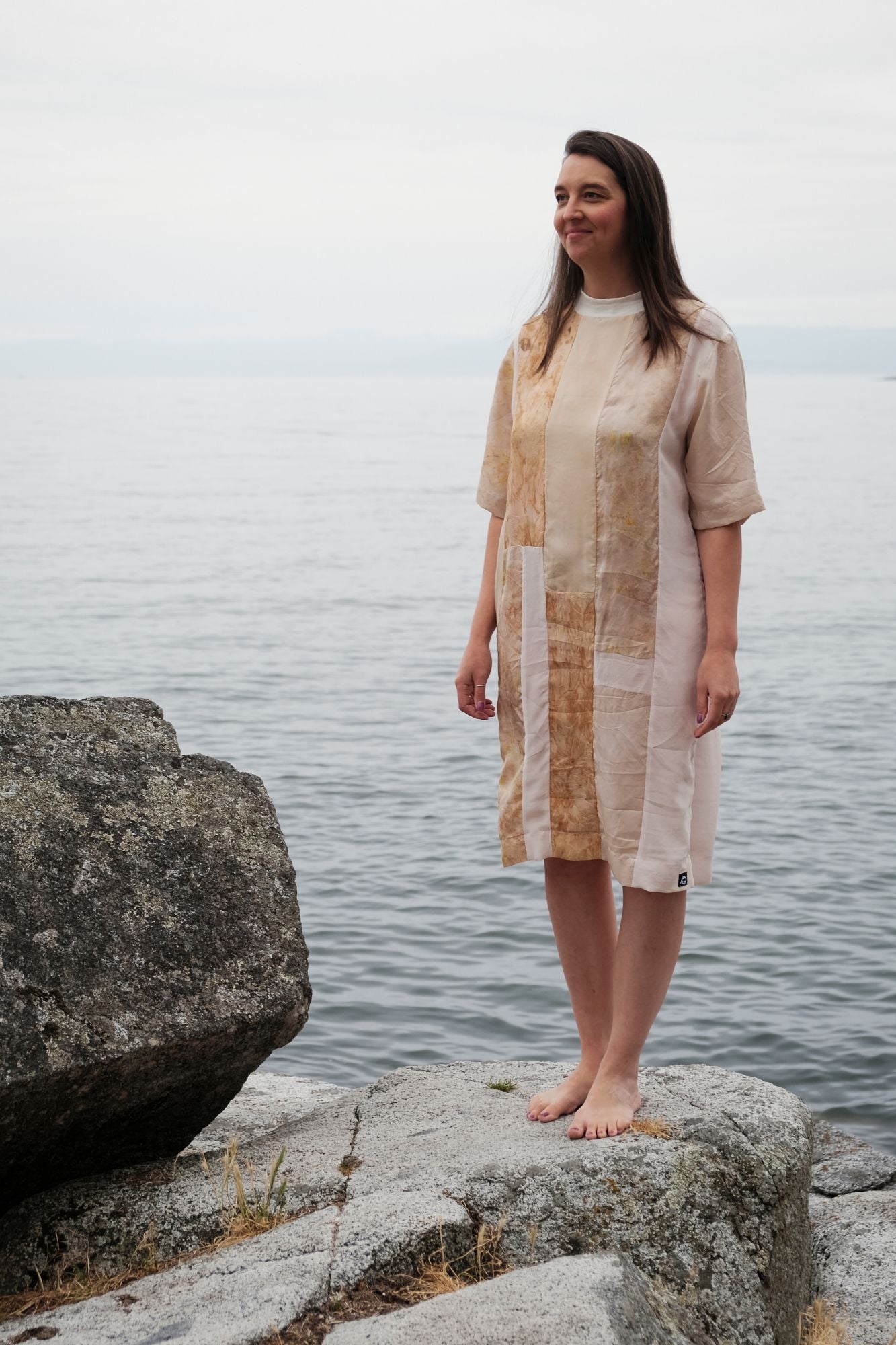 D U S K - Golden Hour Patchwork Dress