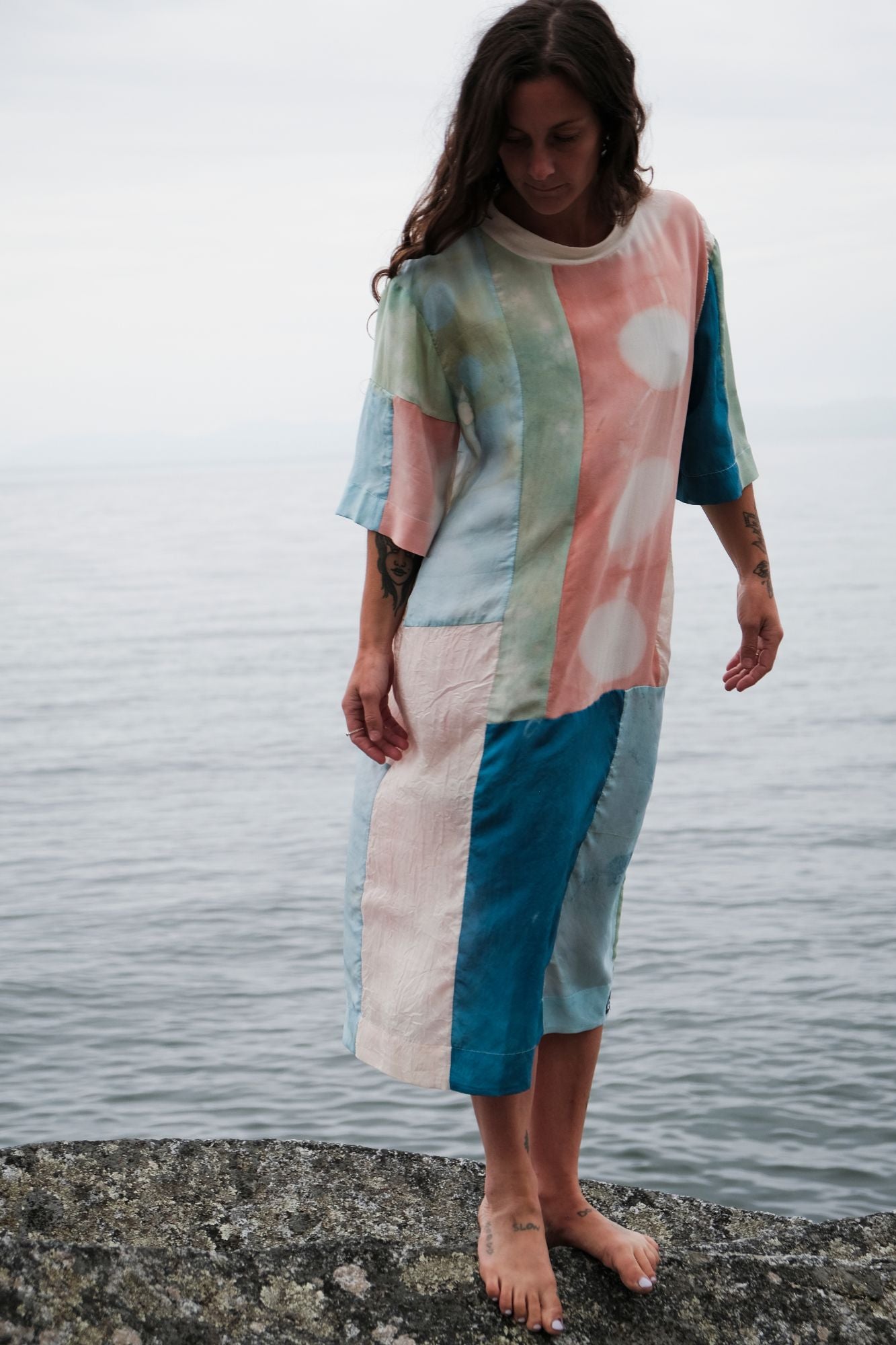 D U S K - Alpenglow Patchwork Dress