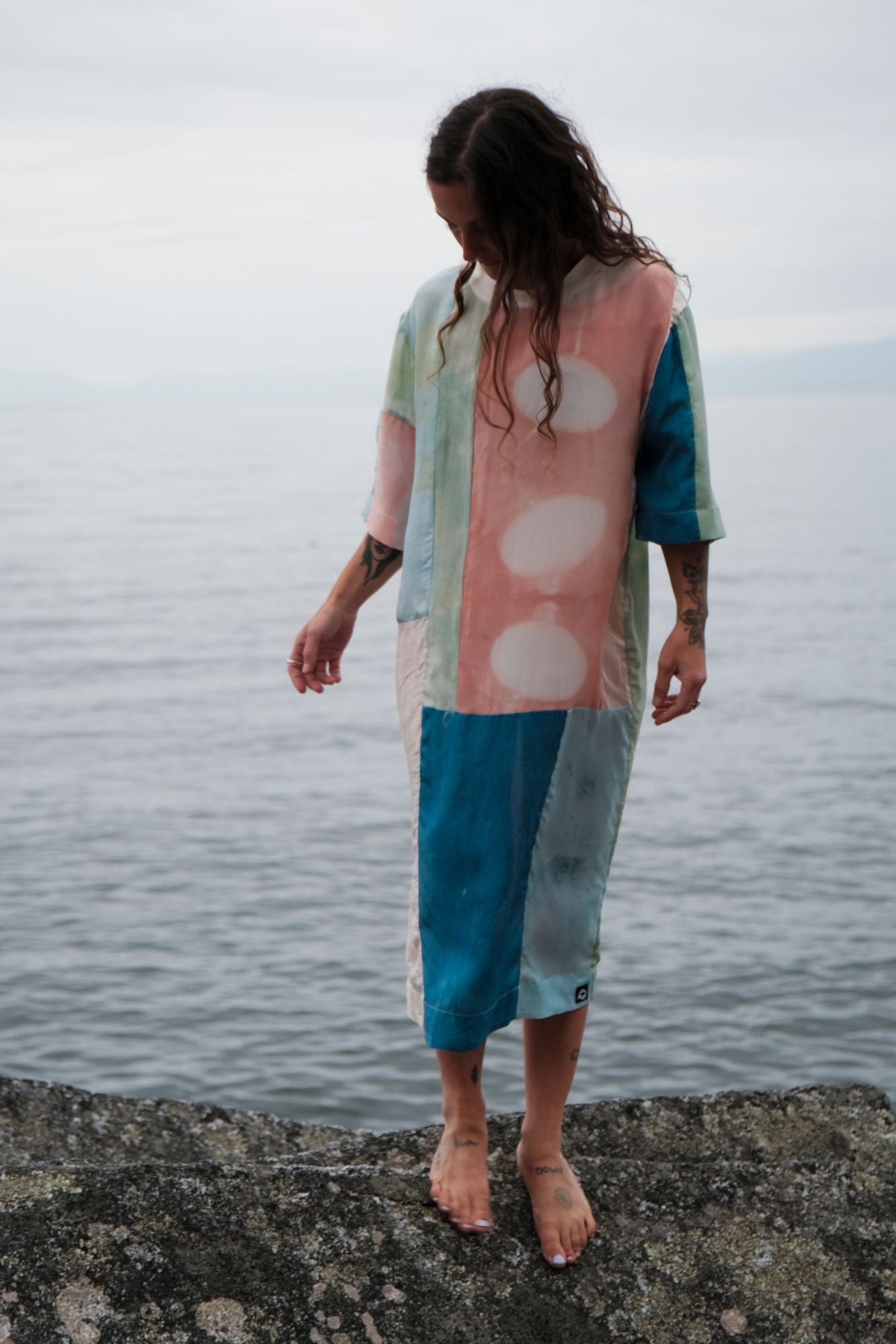 D U S K - Alpenglow Patchwork Dress