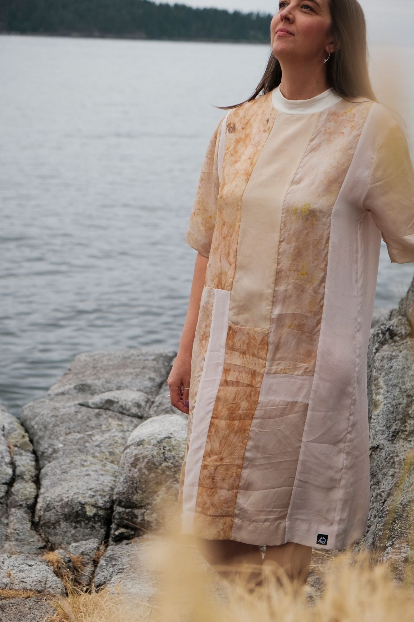 D U S K - Golden Hour Patchwork Dress