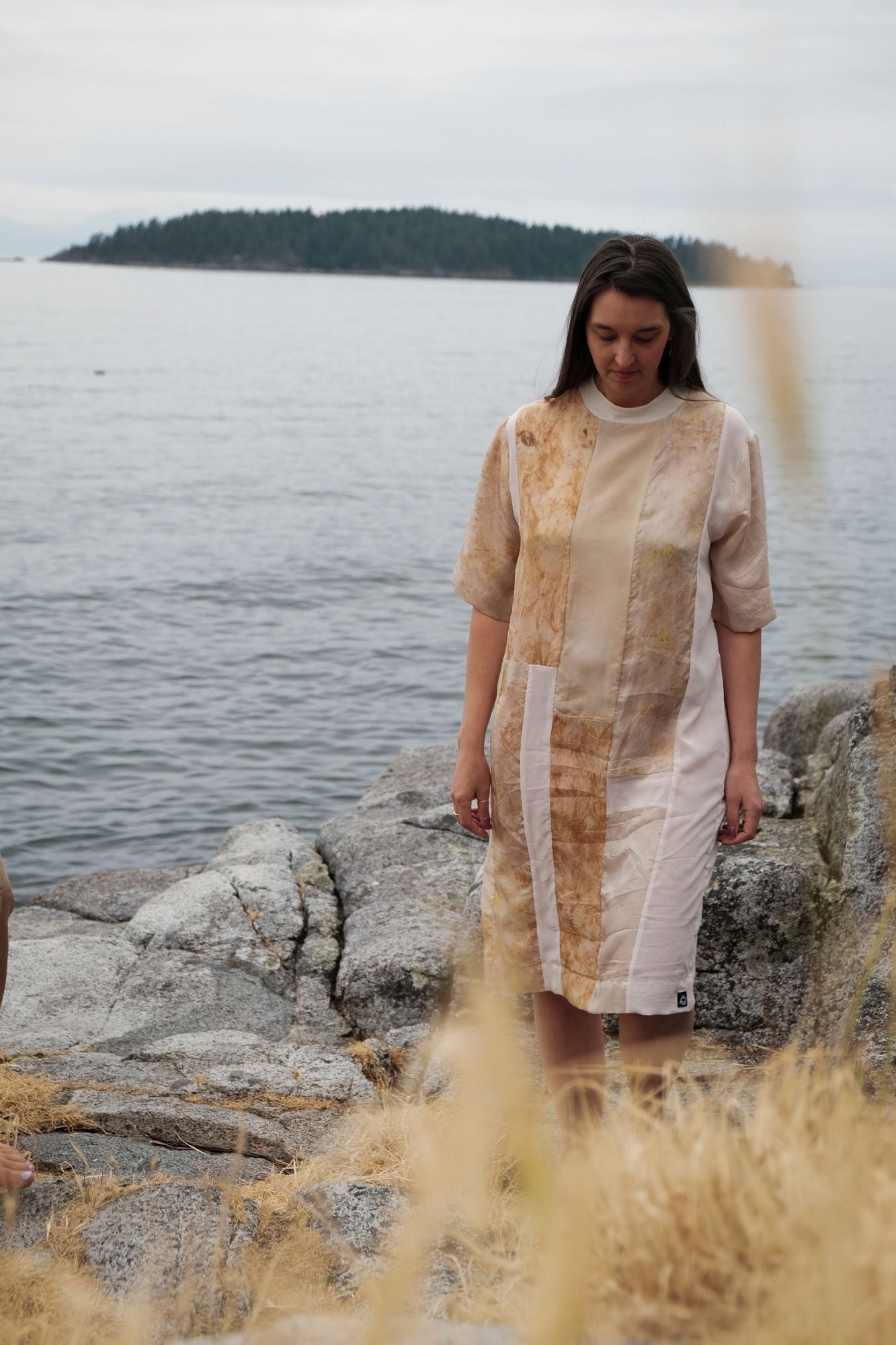 D U S K - Golden Hour Patchwork Dress