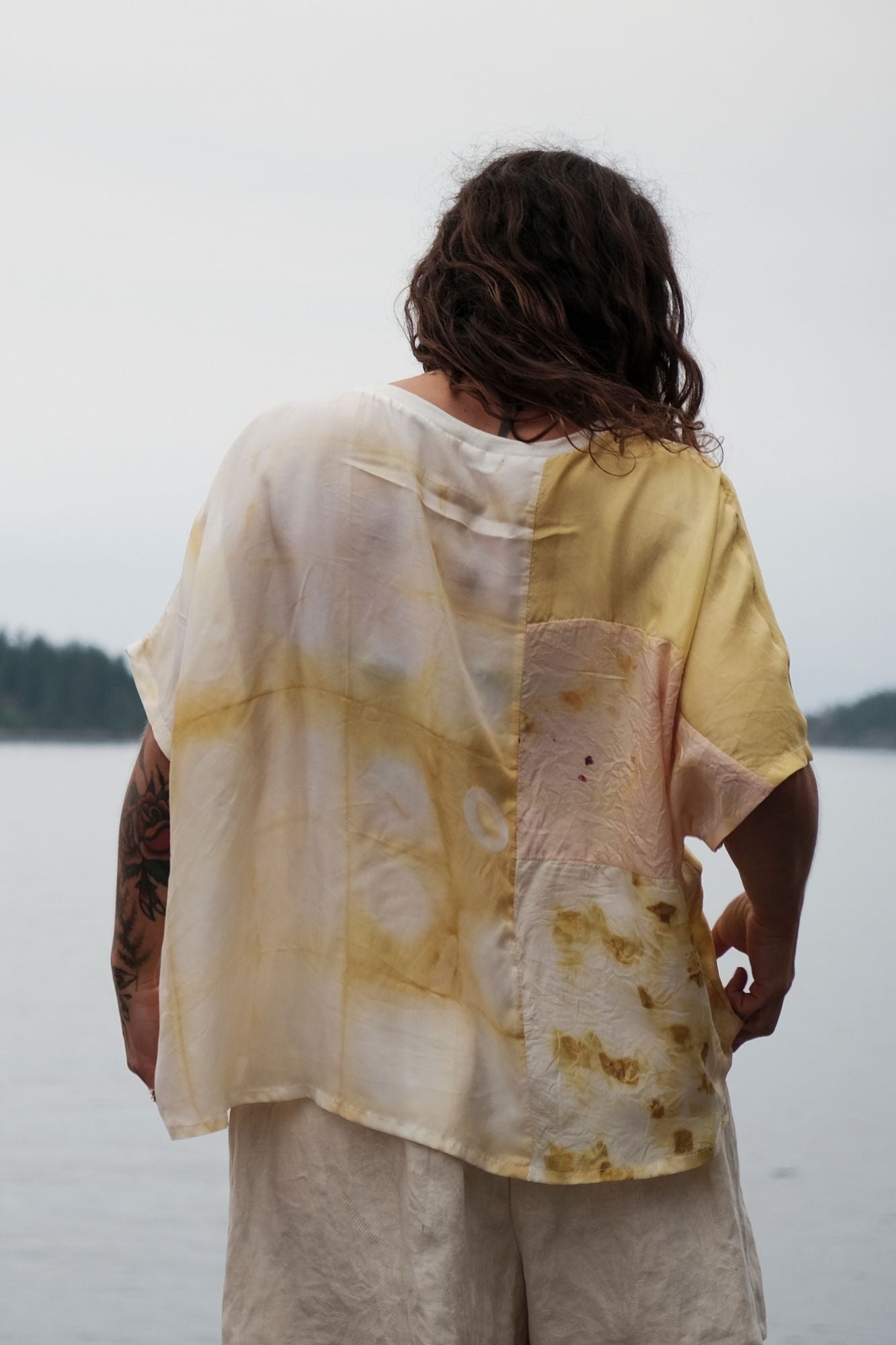 D U S K - Setting Sun Patchwork Tee