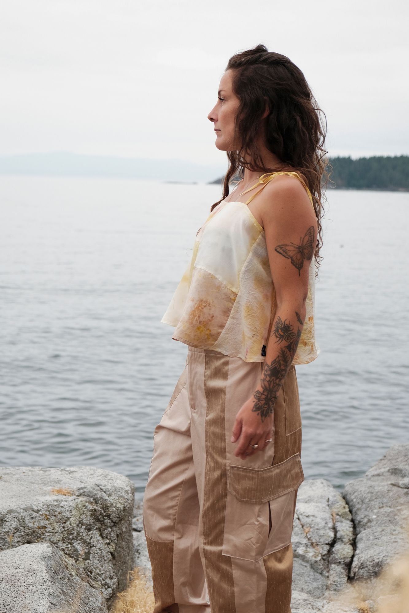 D U S K - Sun Reflections Patchwork Tank
