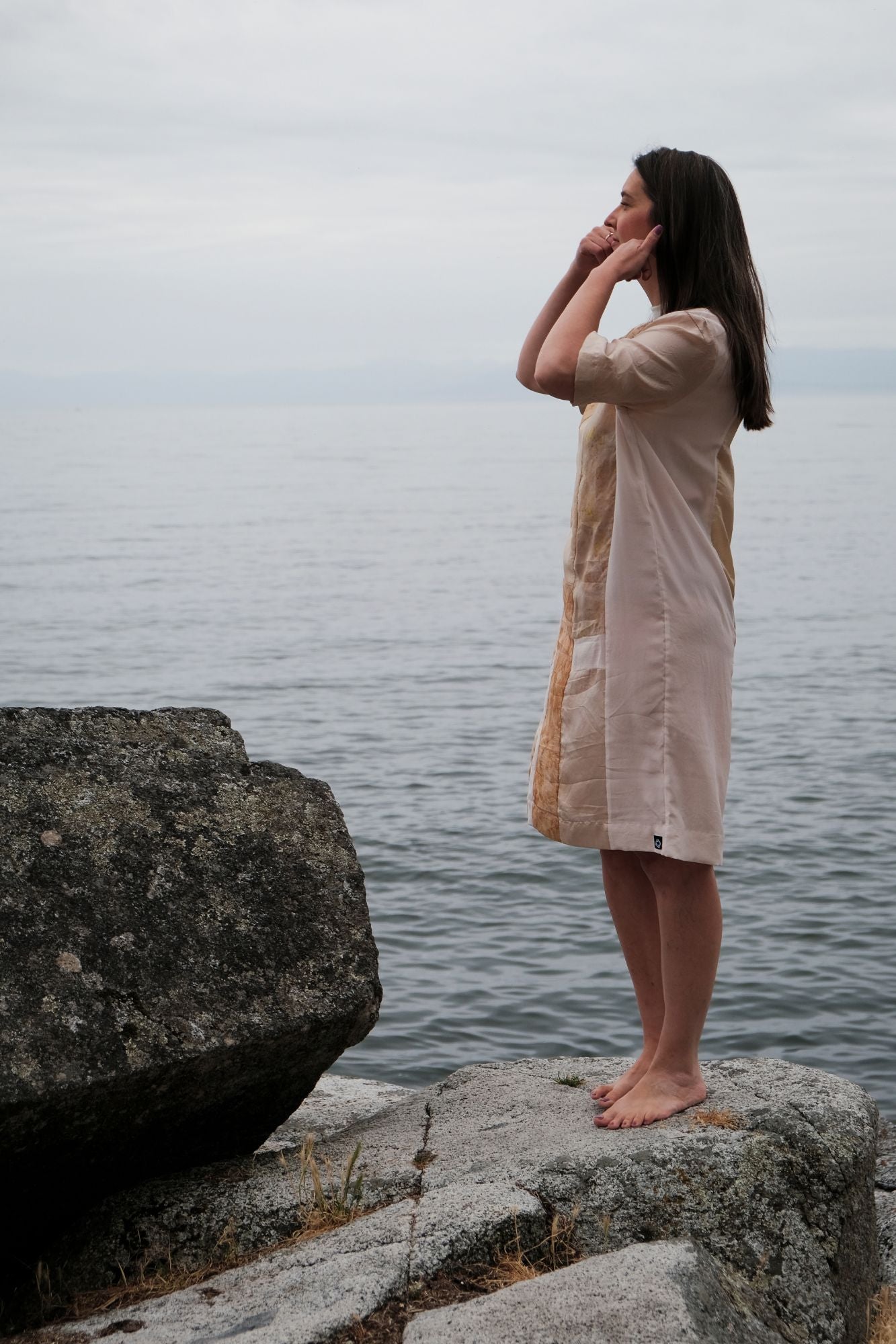 D U S K - Golden Hour Patchwork Dress