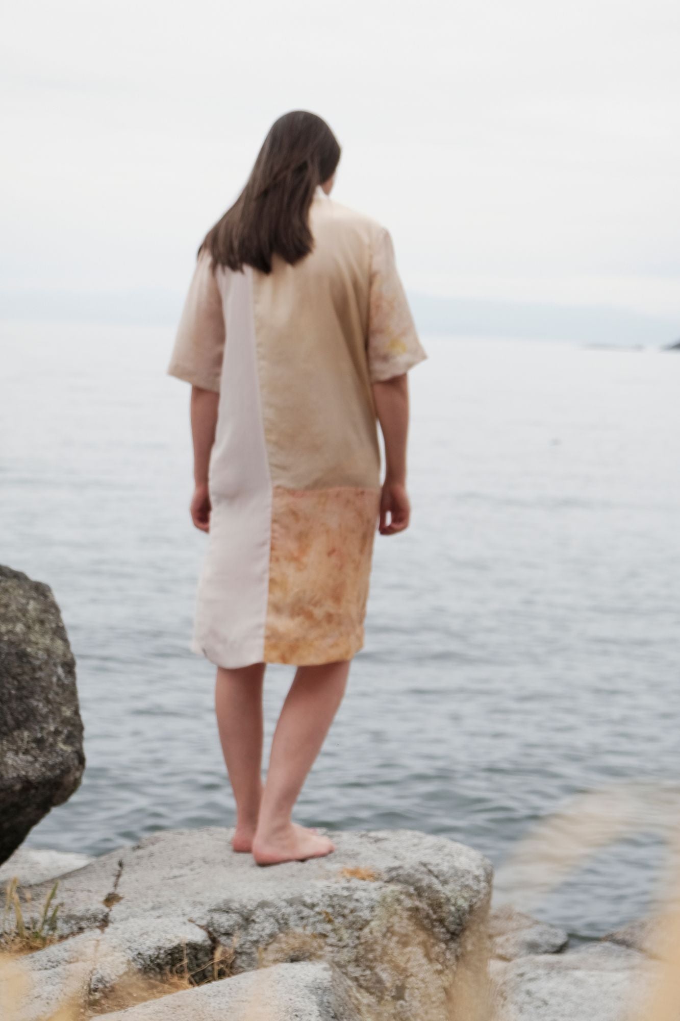 D U S K - Golden Hour Patchwork Dress