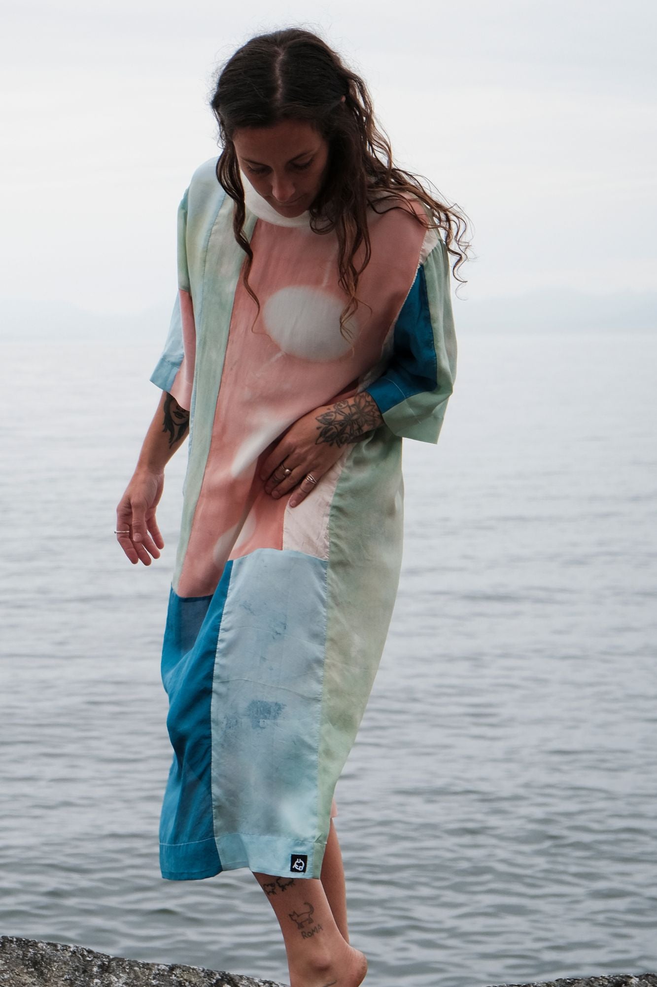 D U S K - Alpenglow Patchwork Dress