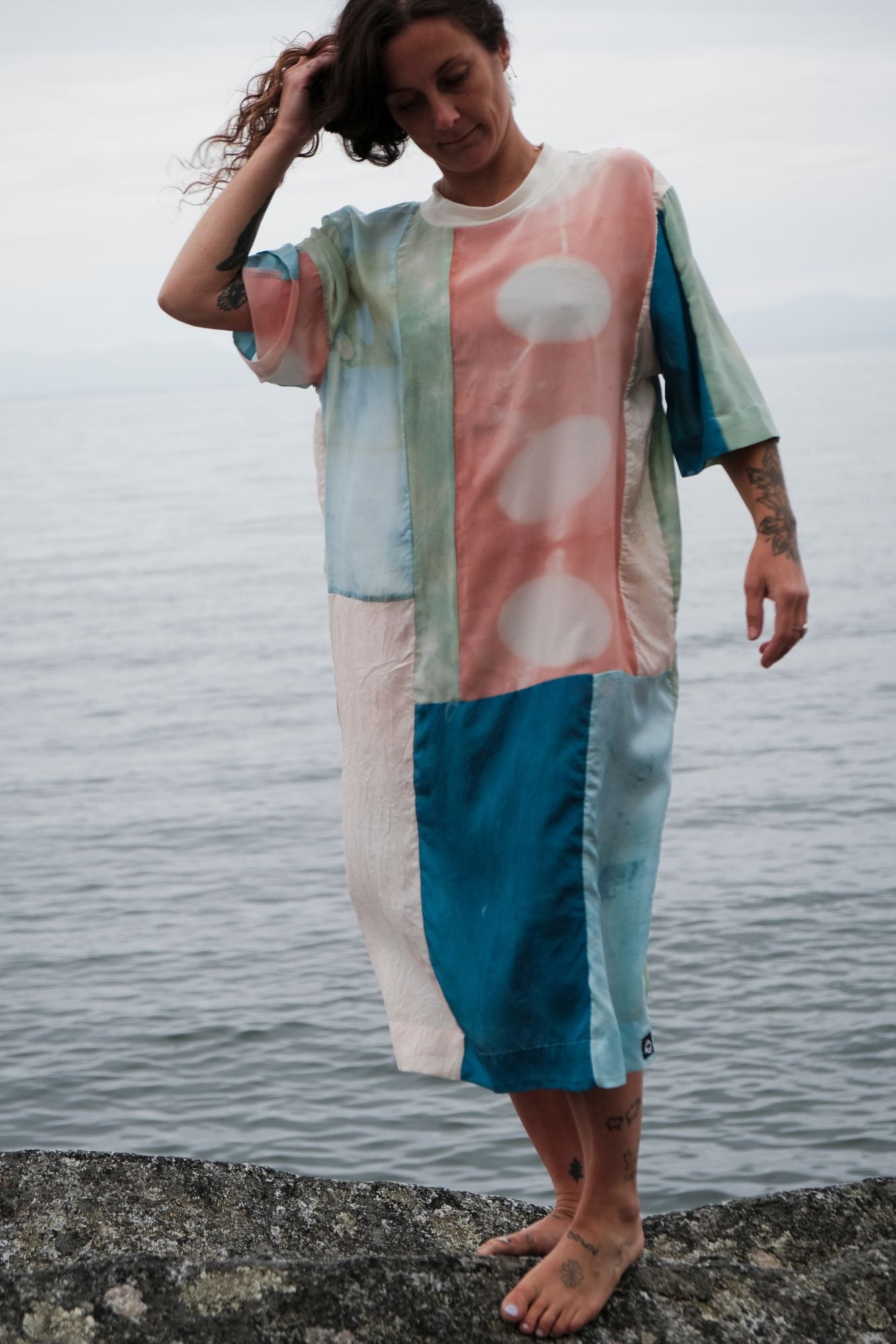 D U S K - Alpenglow Patchwork Dress
