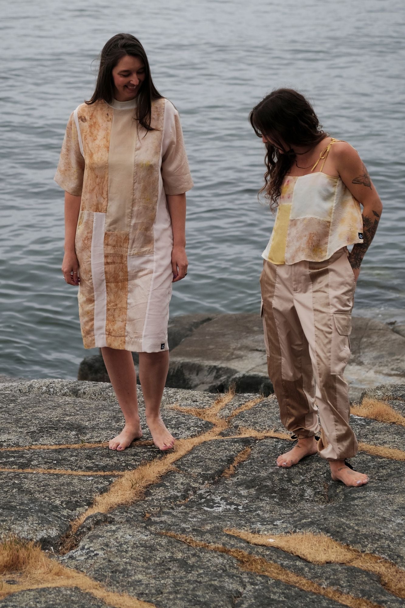 D U S K - Golden Hour Patchwork Dress