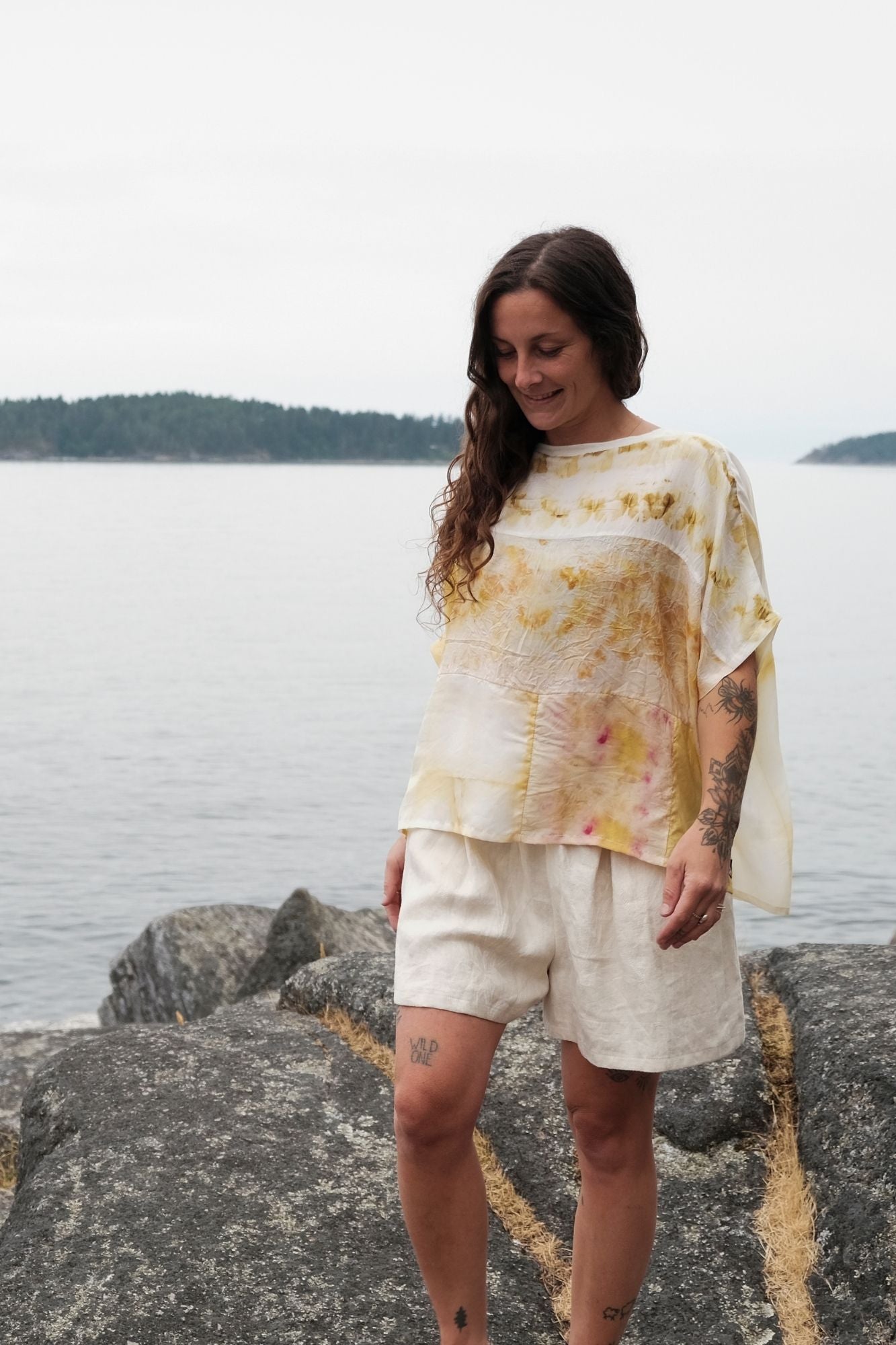 D U S K - Setting Sun Patchwork Tee