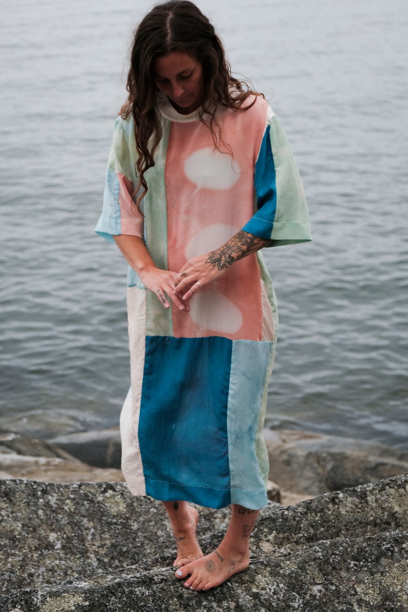 D U S K - Alpenglow Patchwork Dress