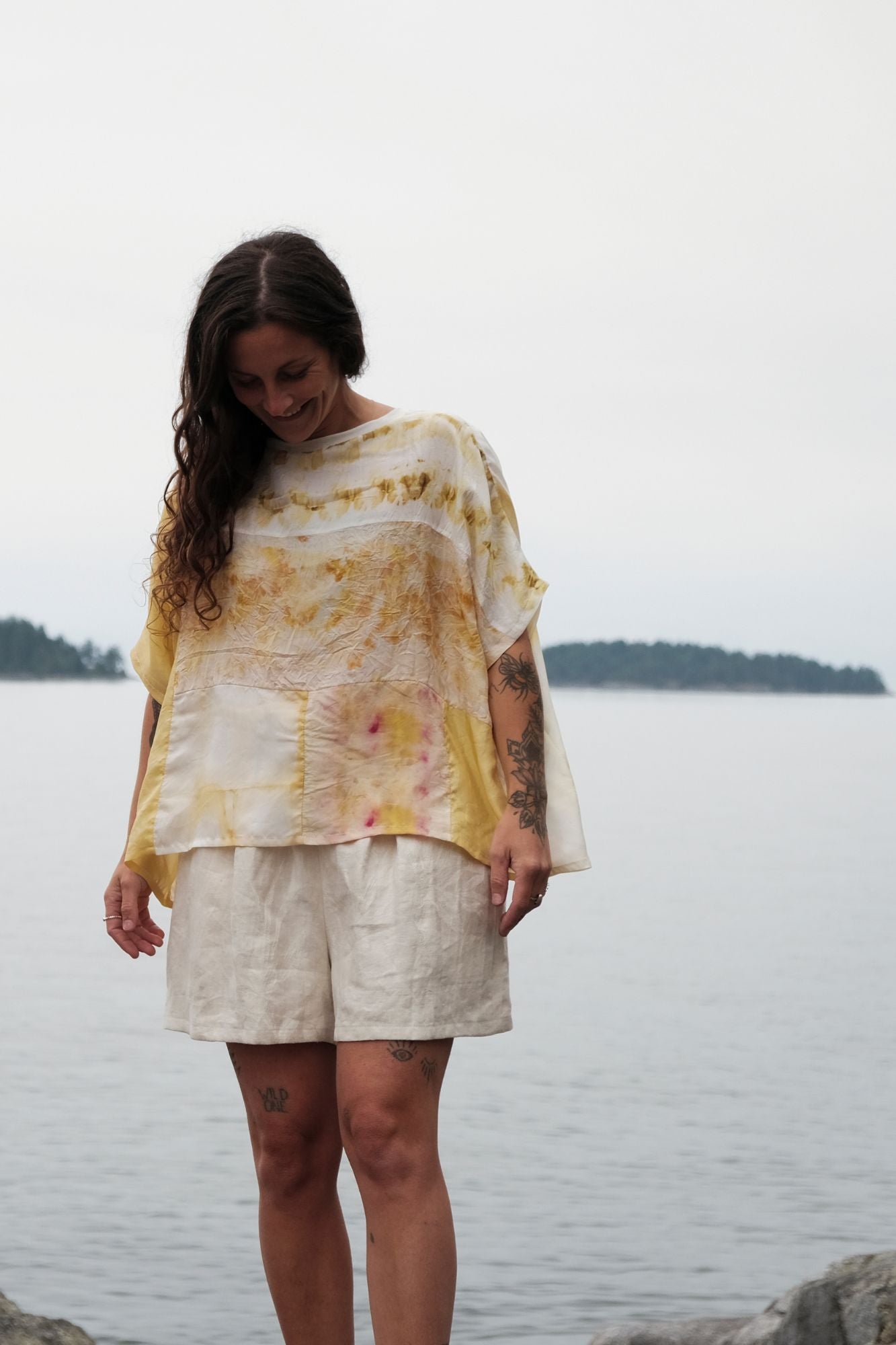 D U S K - Setting Sun Patchwork Tee
