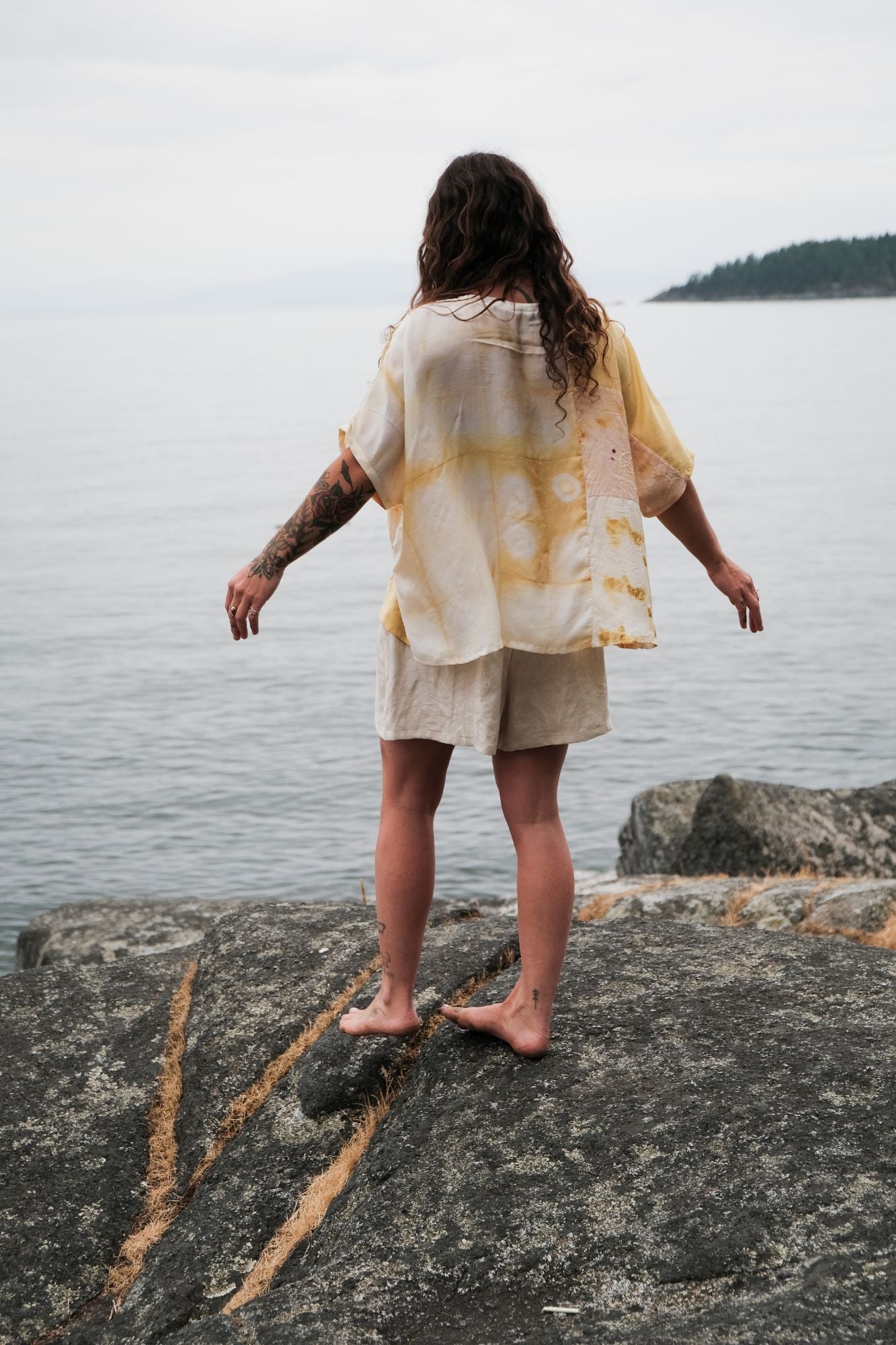 D U S K - Setting Sun Patchwork Tee