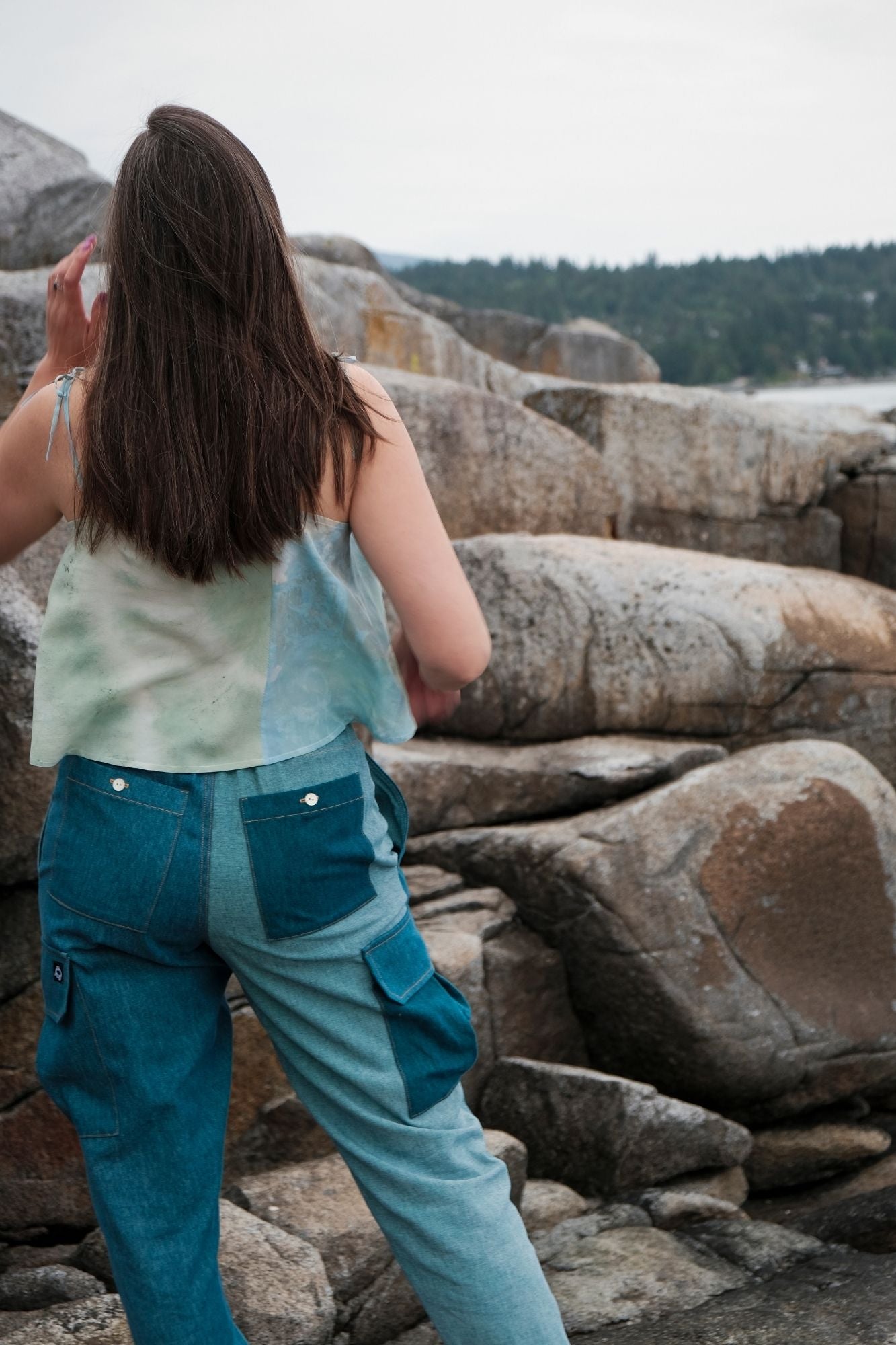 D U S K - Sweet Waves Patchwork Tank