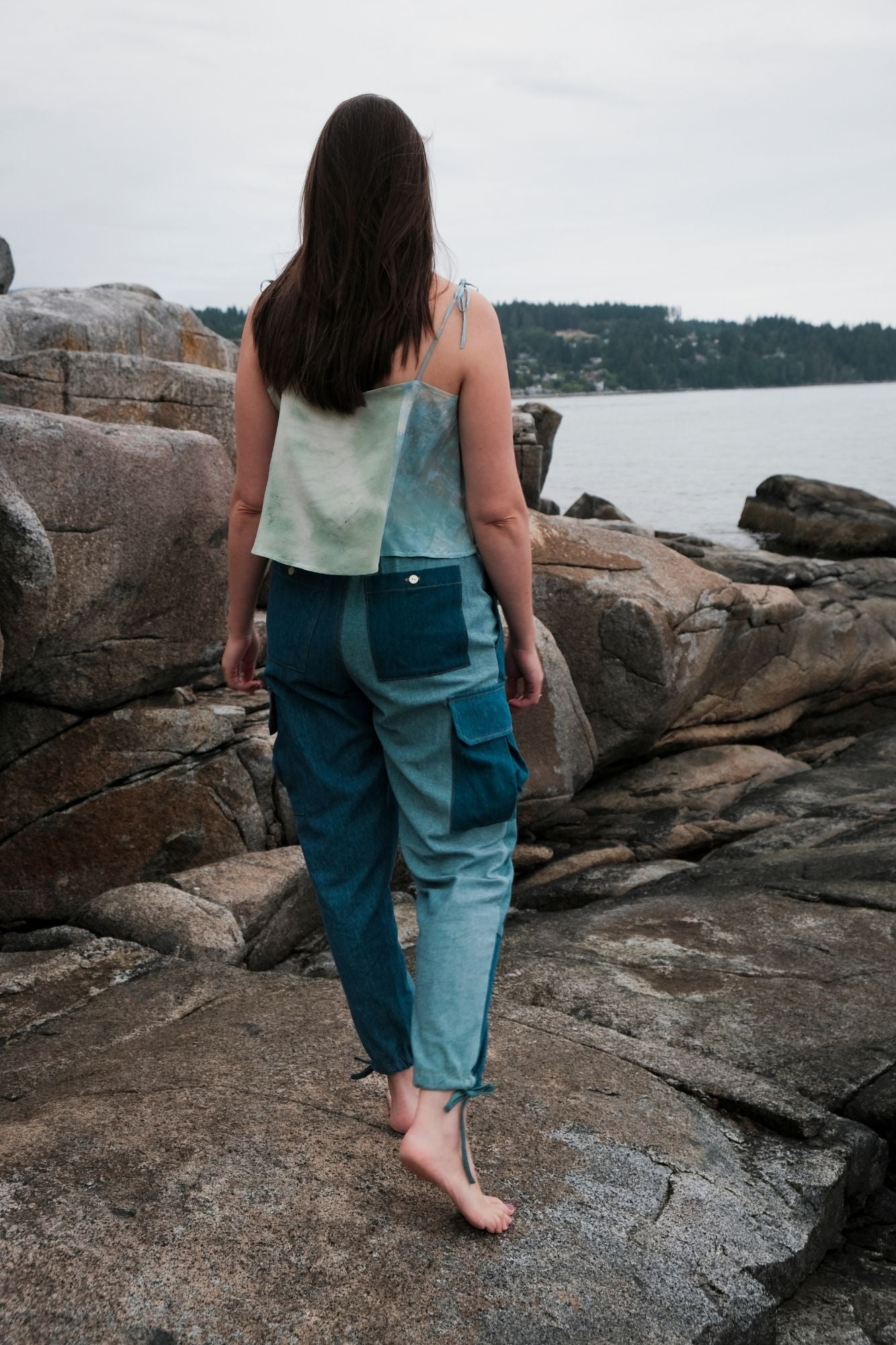 D U S K - Sweet Waves Patchwork Tank