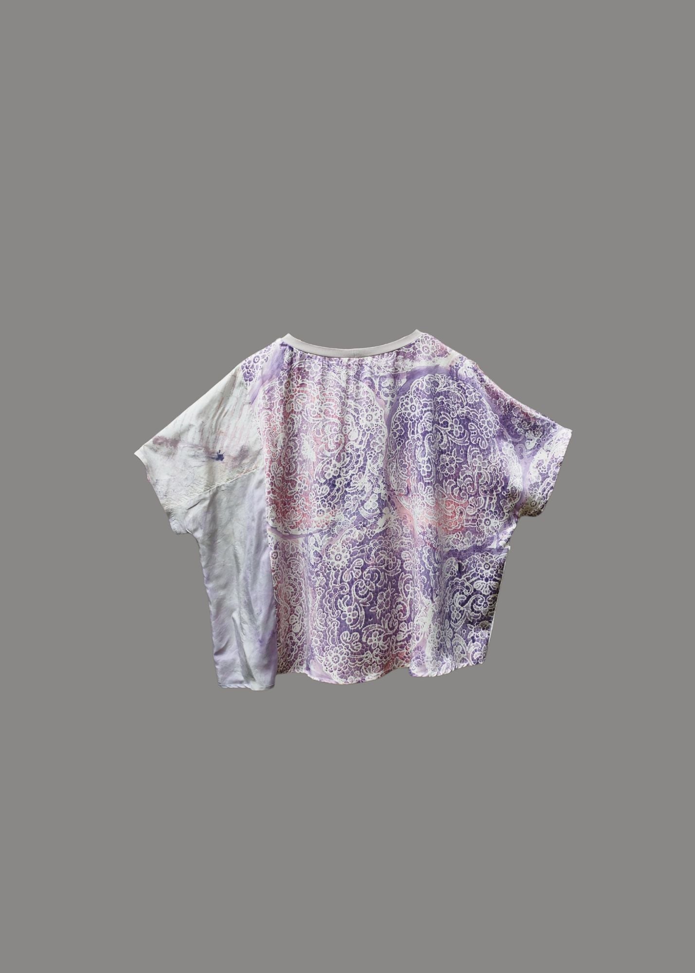 D U S K - Purple Skies Patchwork Tee