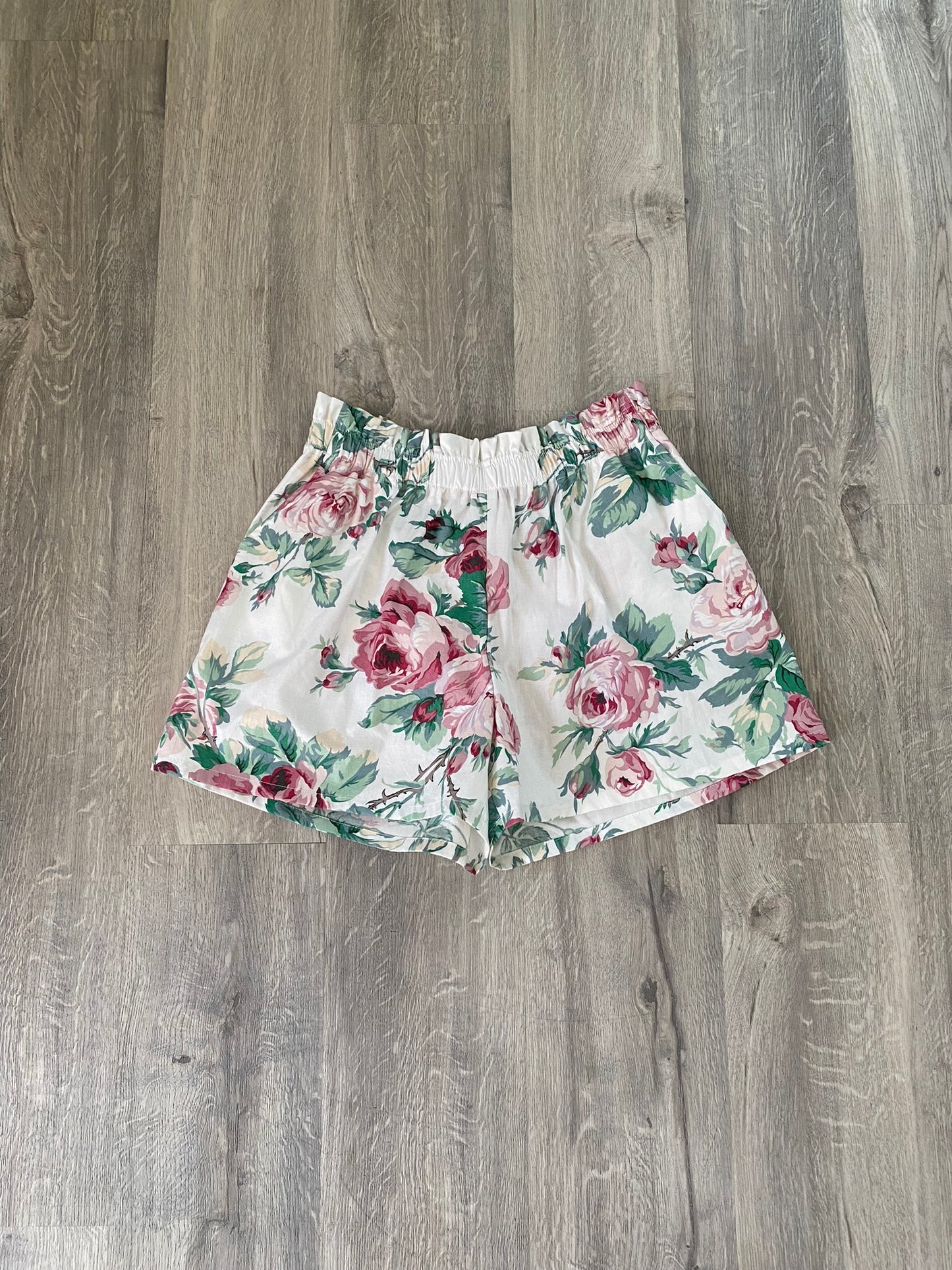 Big Roses Patchwork Crop Top
