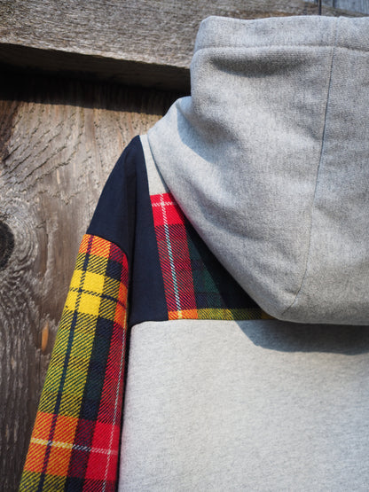 Every Day Plaid Hoodie L