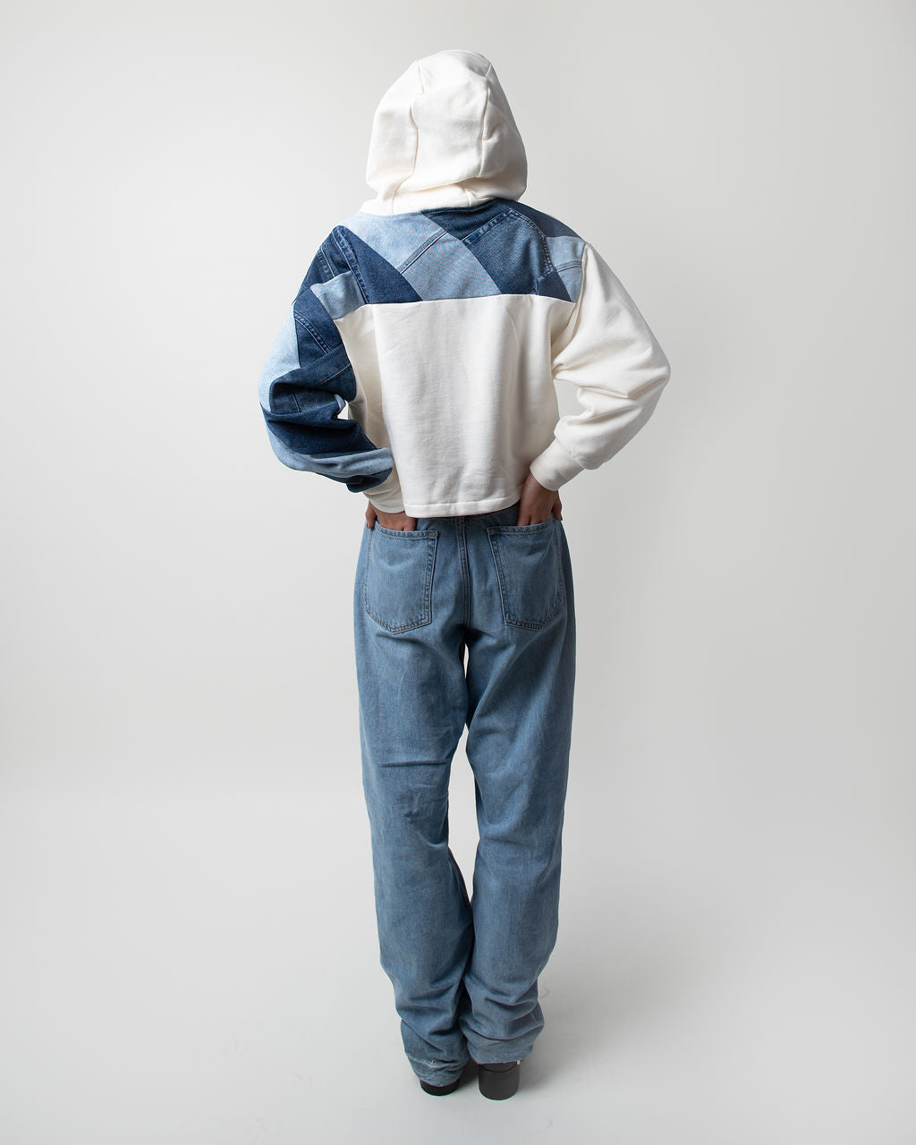 Bunny Cropped Hoodie