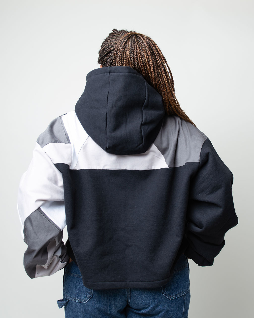 White Lights Cropped Hoodie