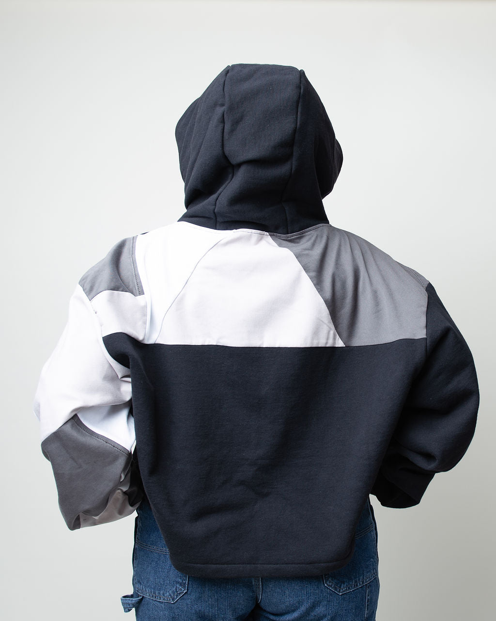 White Lights Cropped Hoodie