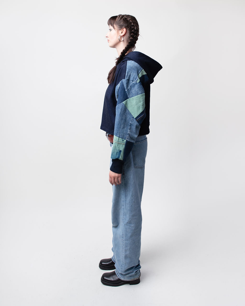 Choppy Waters Cropped Hoodie