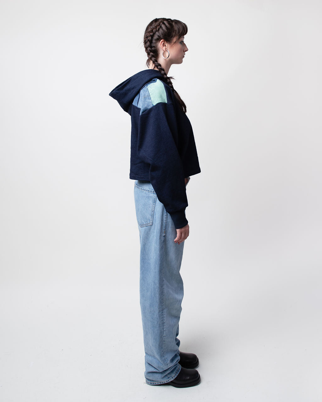 Choppy Waters Cropped Hoodie