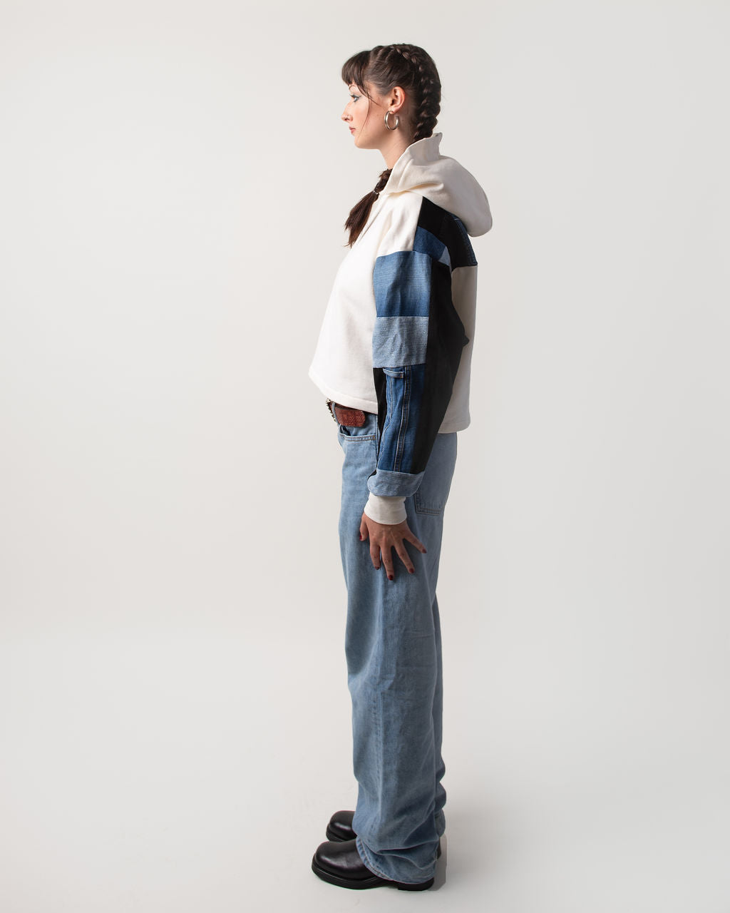 Morpho Cropped Hoodie