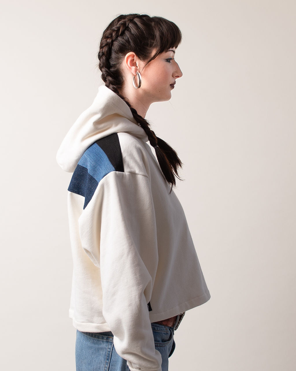 Morpho Cropped Hoodie
