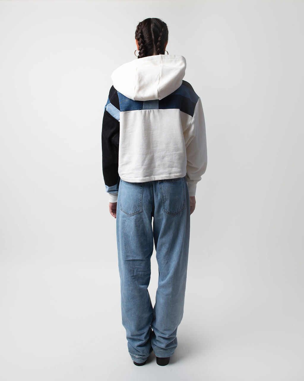 Morpho Cropped Hoodie