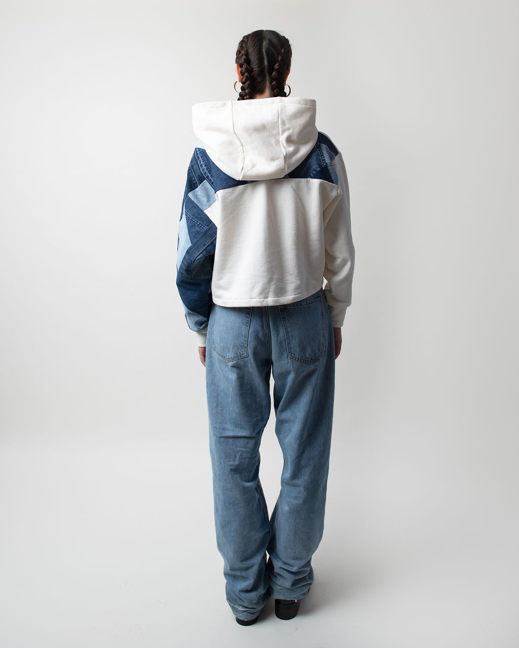 Bunny Cropped Hoodie
