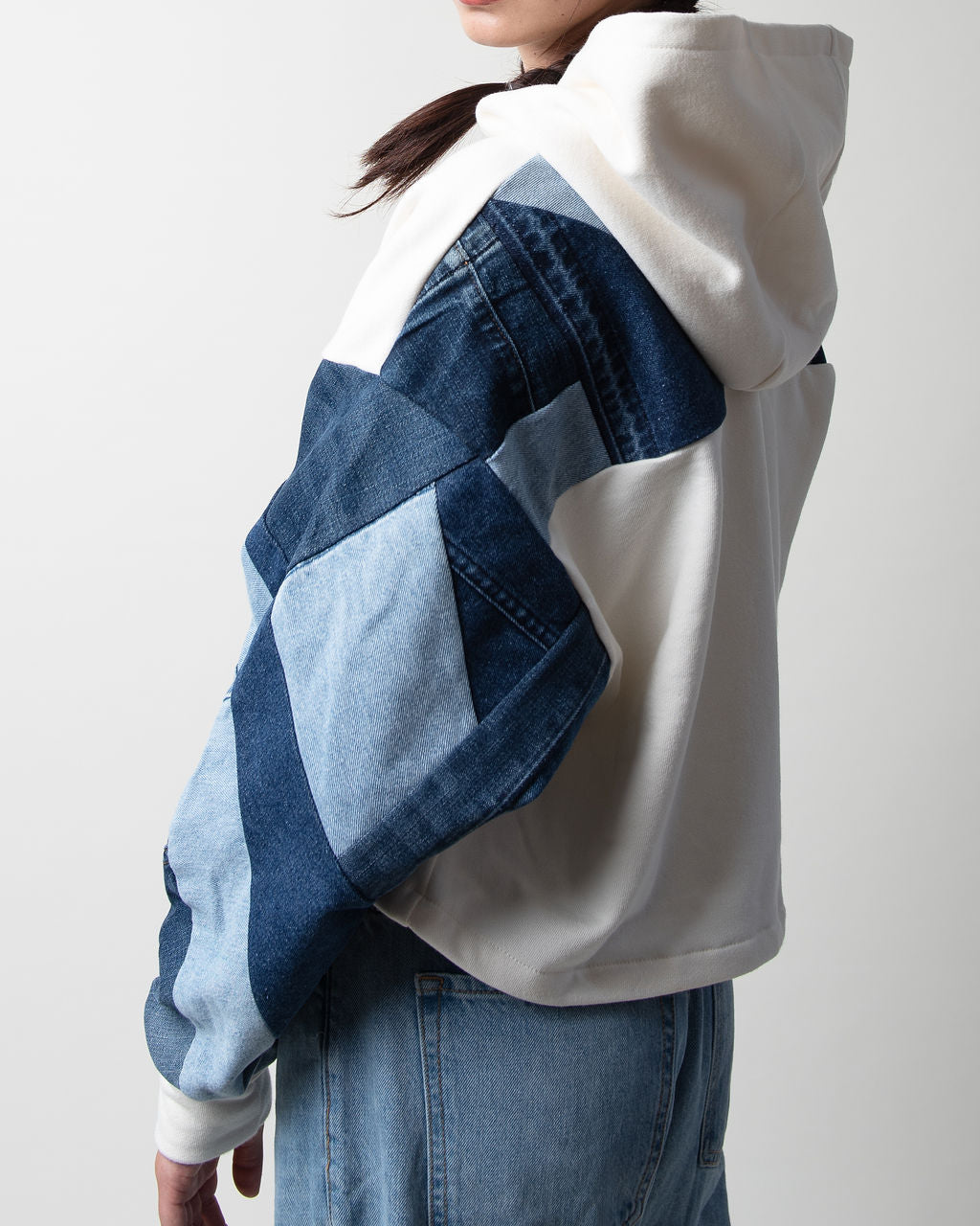 Bunny Cropped Hoodie