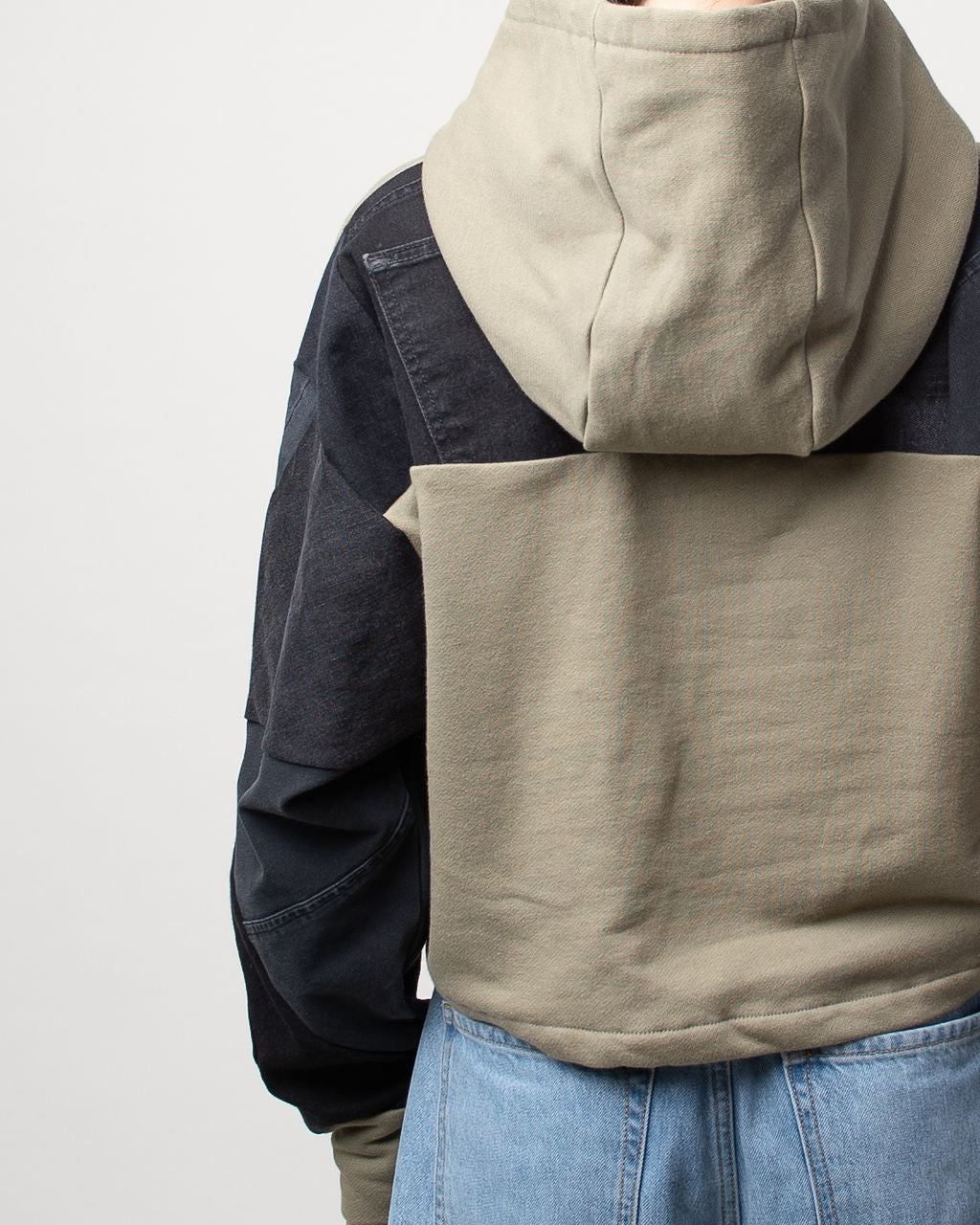 Midnight Cropped Hoodie