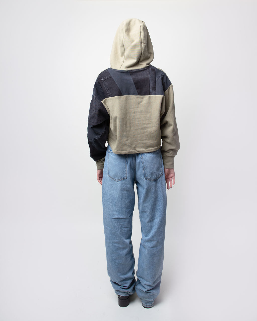 Midnight Cropped Hoodie