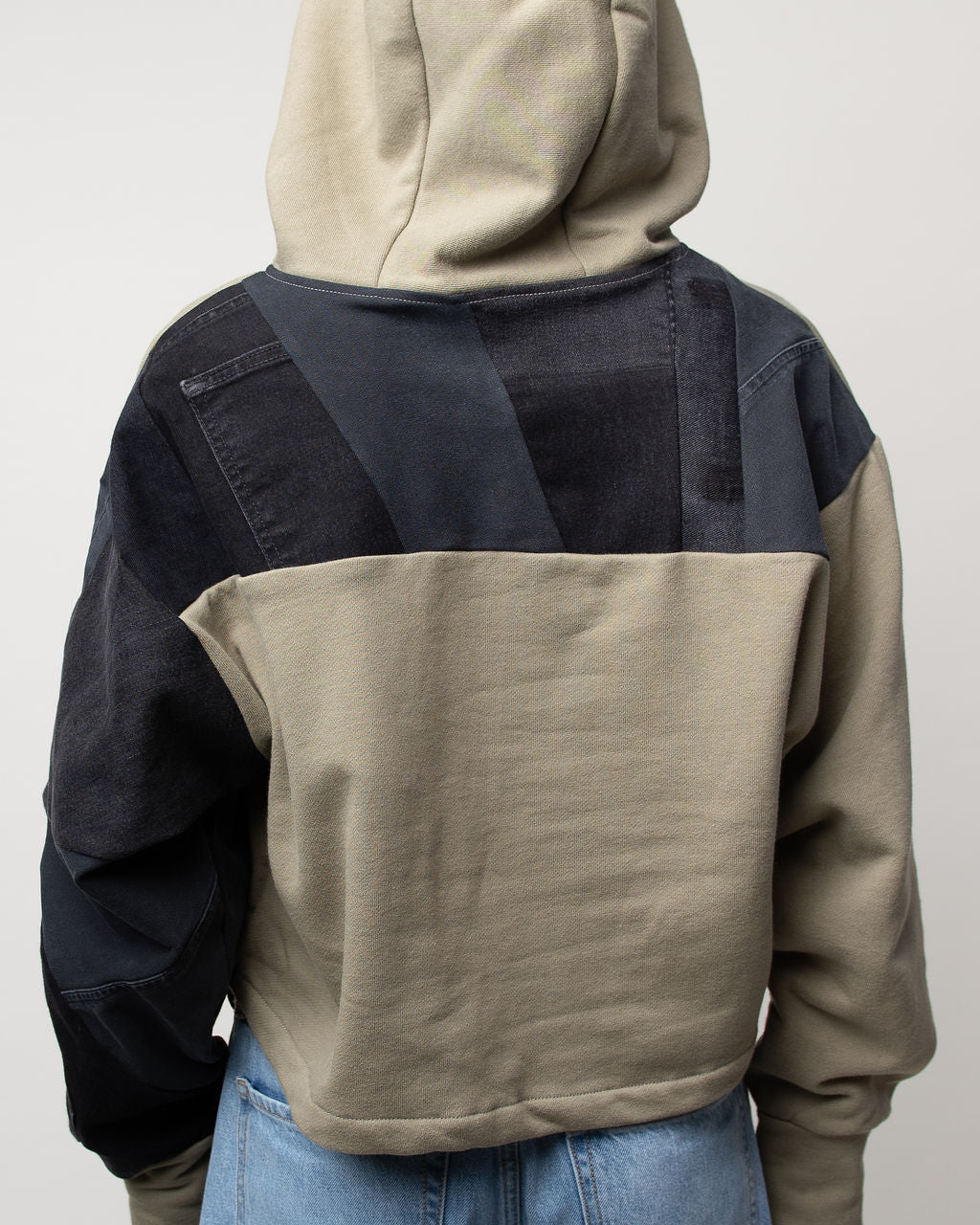 Midnight Cropped Hoodie