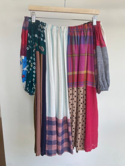 All Over Prints Patchwork Picnic Dress