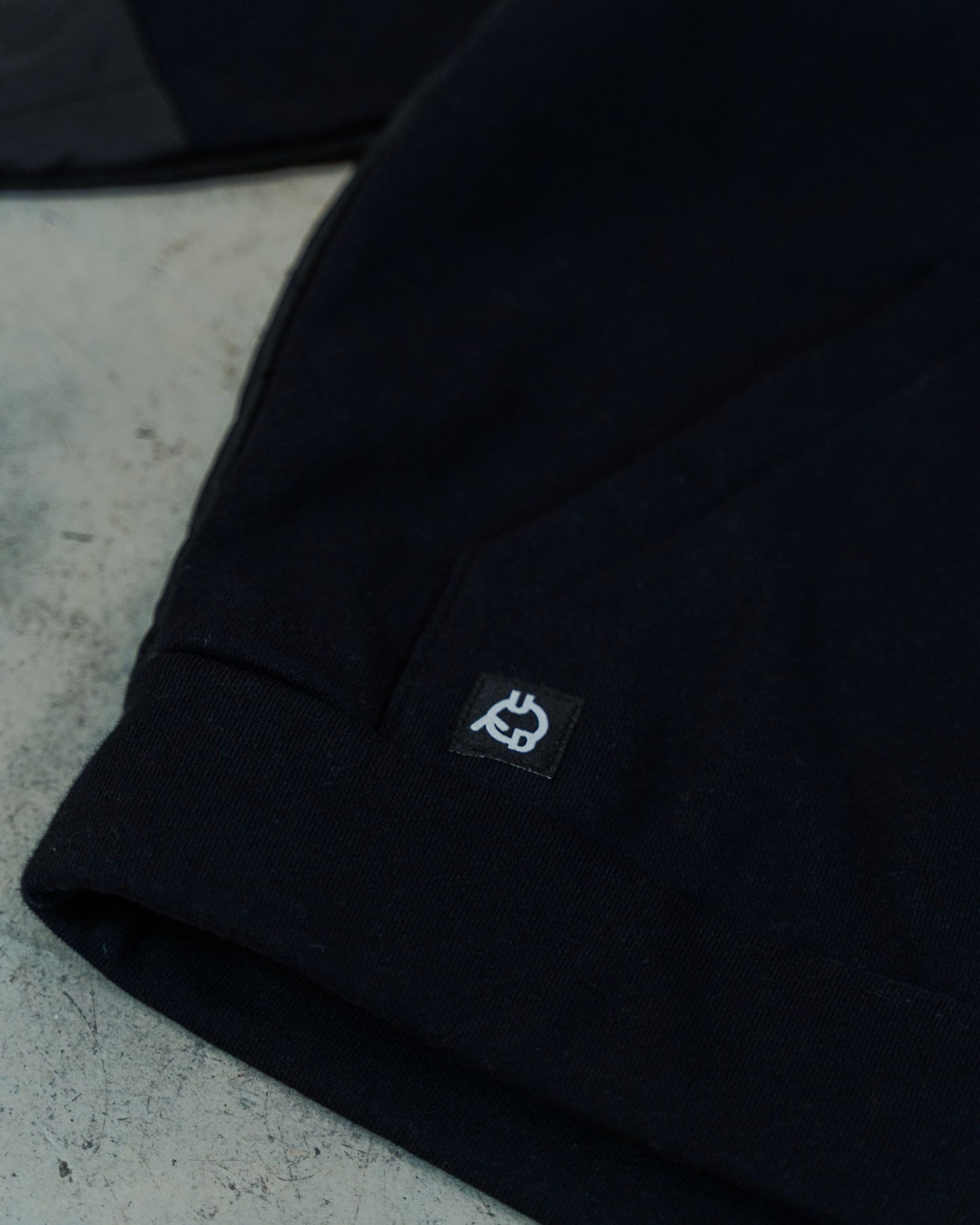 Black & White Patchwork Hoodie