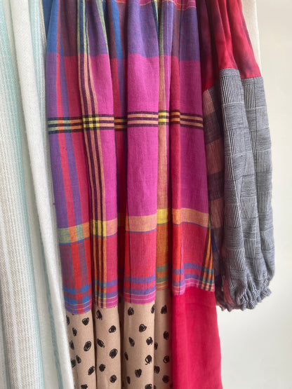 All Over Prints Patchwork Picnic Dress