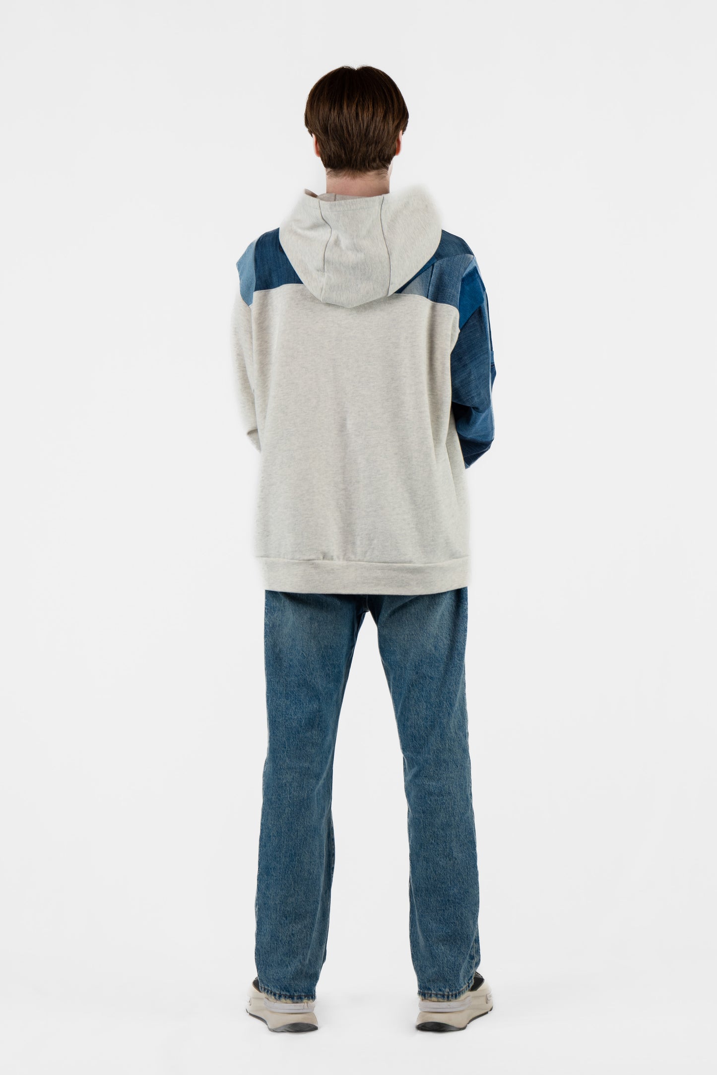 Morning Breeze Patchwork Hoodie L