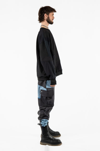 Midnight Scrapwork Crewneck XXL