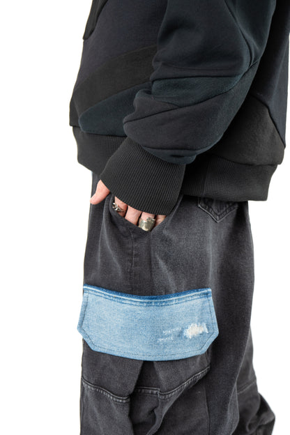Midnight Scrapwork Crewneck XXL