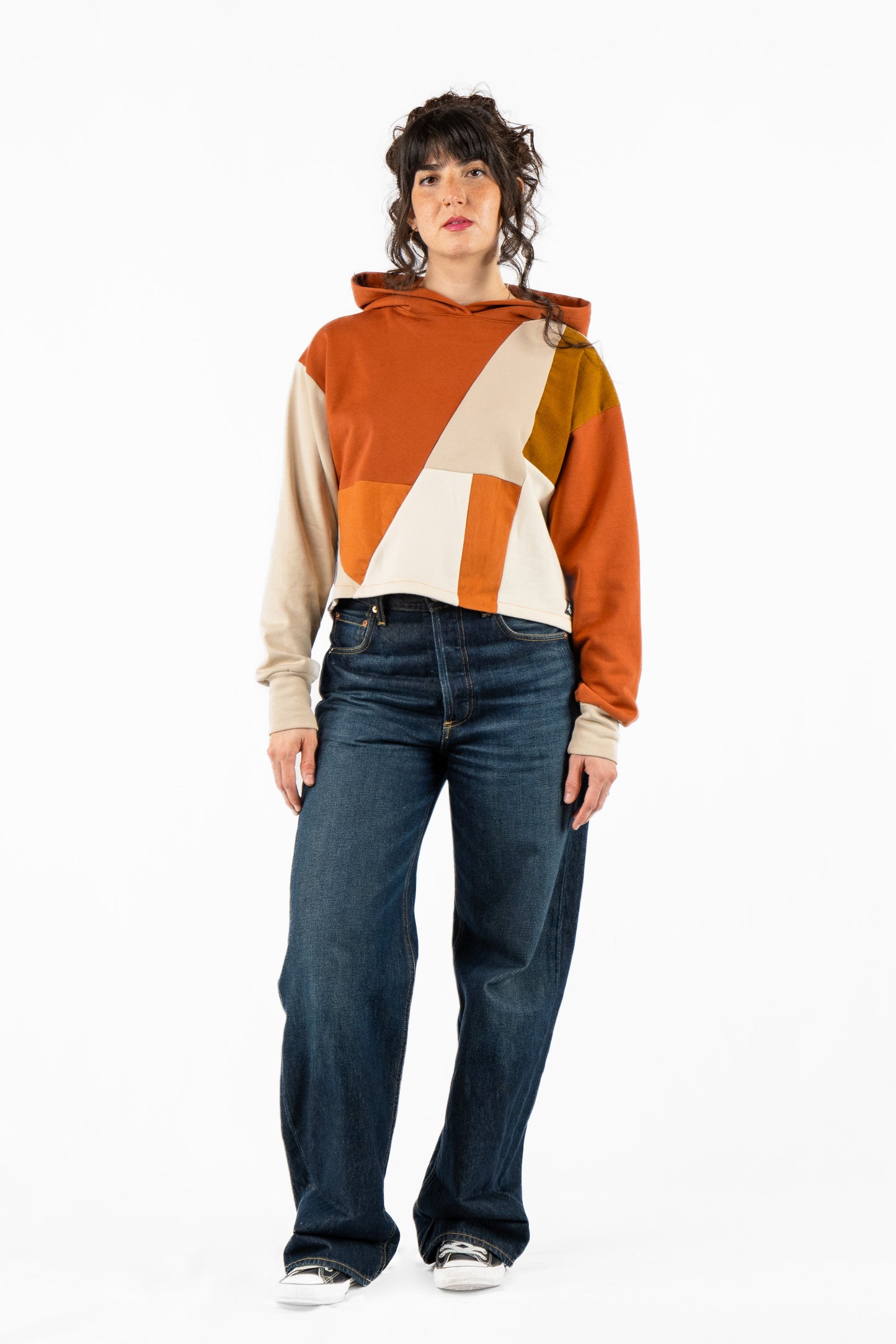 Sunny Day Cropped Hoodie M