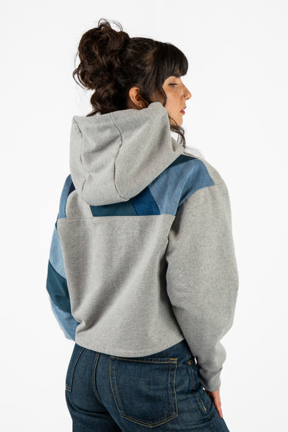 Cozy Sunday Cropped Hoodie M