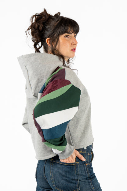 Emerald Mood Cropped Hoodie M