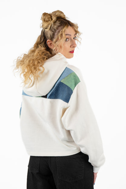 Sage Pop Cropped Hoodie M