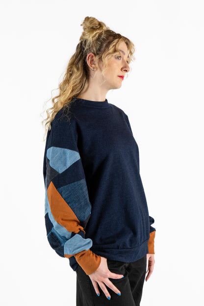 Rusty Denim Crewneck M