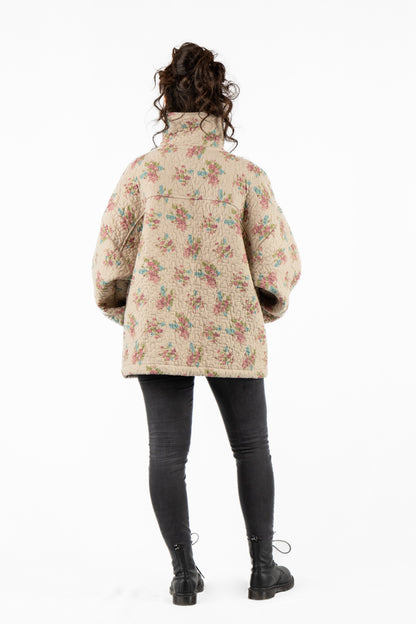Oversized Everyday Jacket in floral quilt