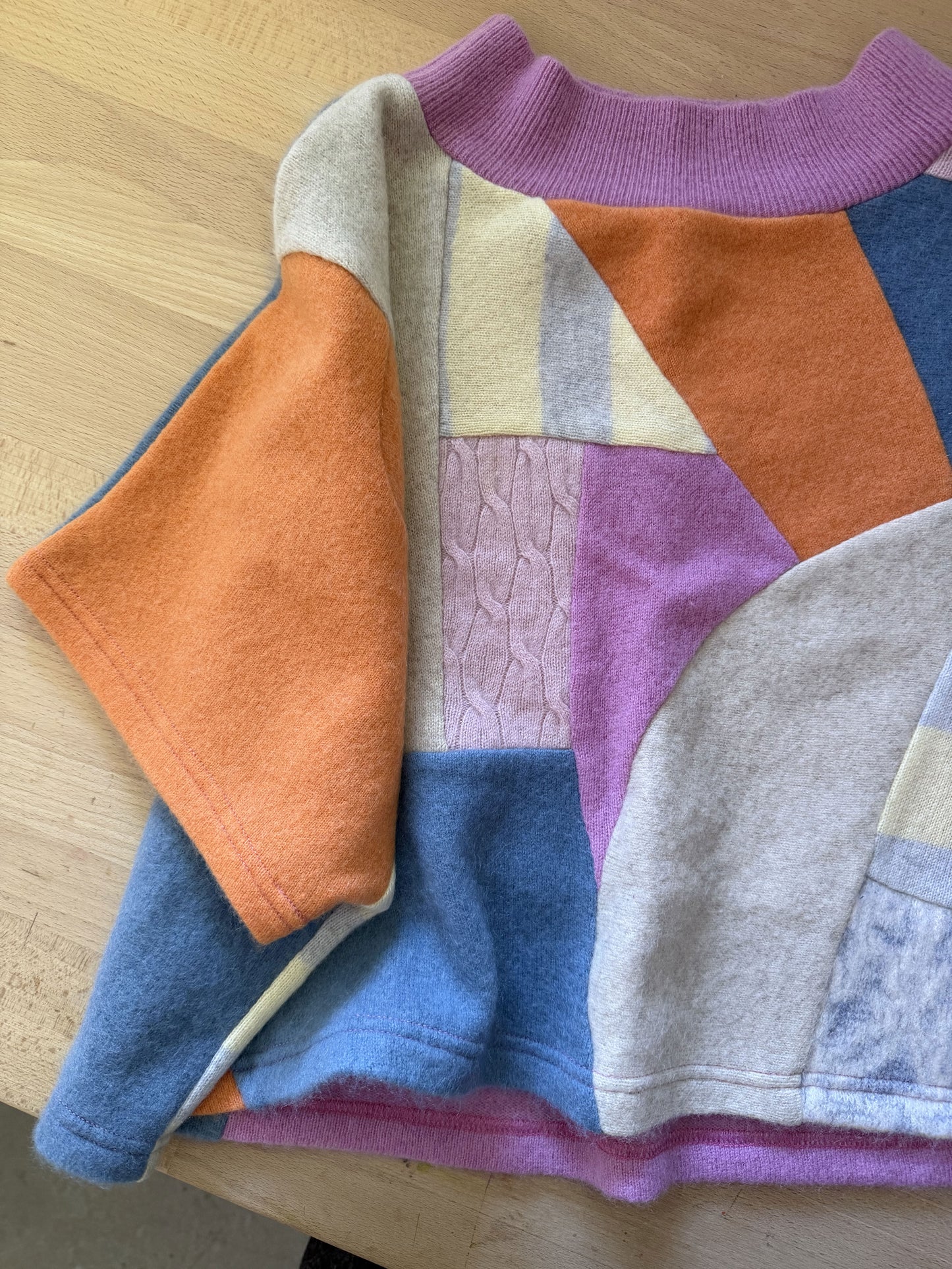 Creamsicles Cashmere Tee - Upcycled 100% Cashmere
